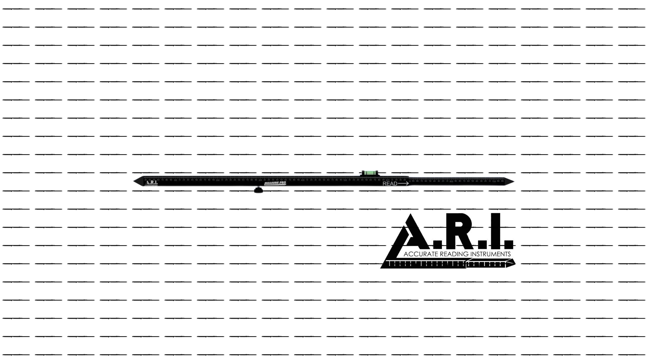The Measure Pro with the A.R.I Logo